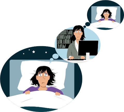 Anxiety and depression due to sleep deprivation
